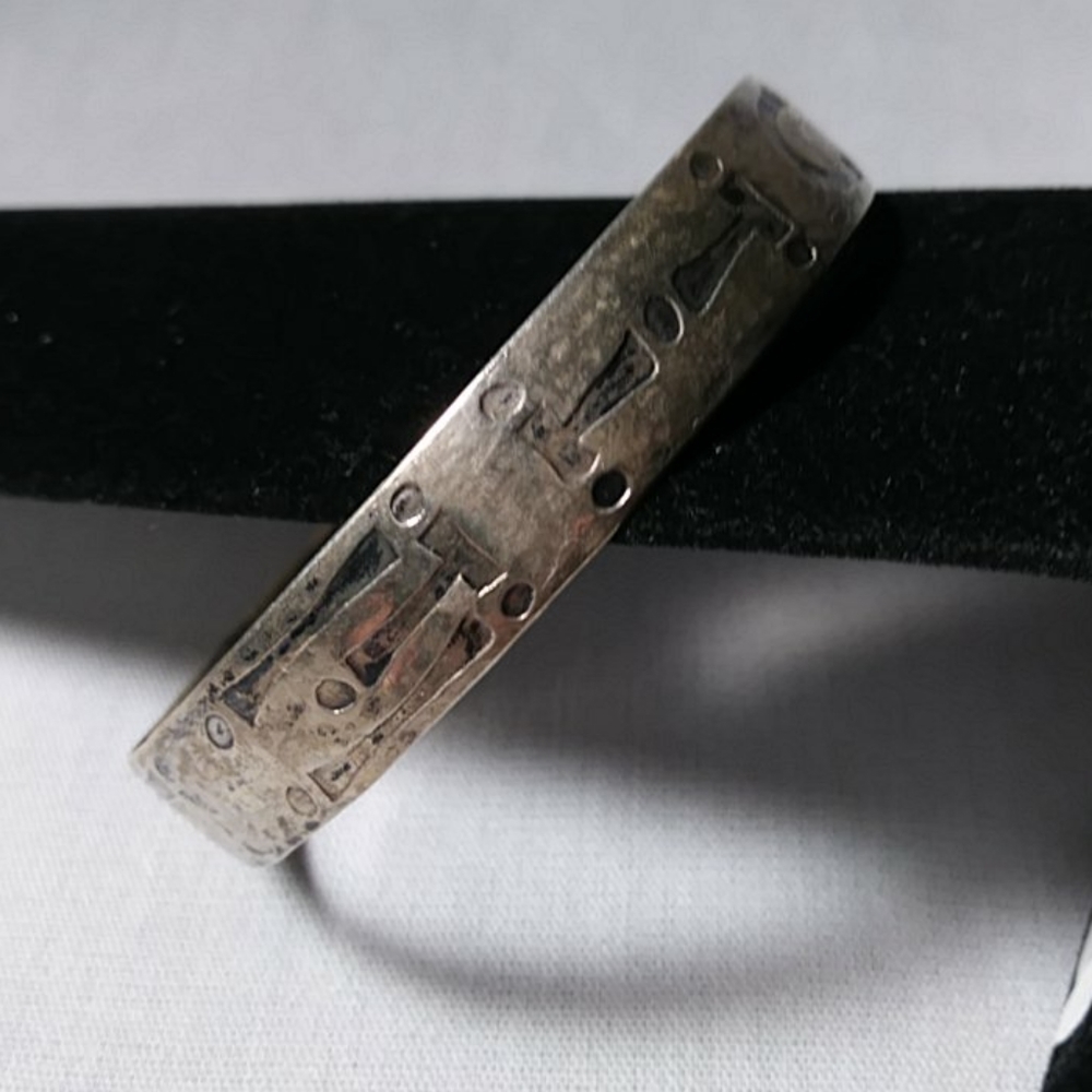 Camp Fire Girl WoHeLo Hammered Cuff Bracelet